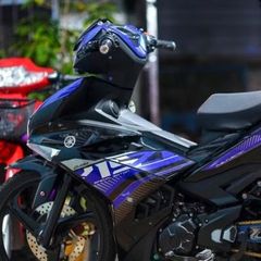 Tem rời Y15ZR cho Exciter xanh Gp đen Quyen Decal