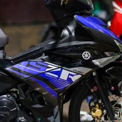 Tem rời Y15ZR cho Exciter xanh Gp đen Quyen Decal
