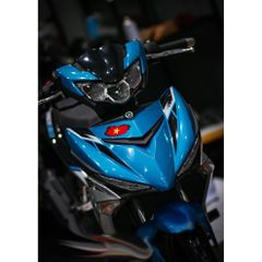 Tem rời Exciter 150 mẫu Y15ZR 2021 xanh ngọc đen bạc, in sắc nét, 3 lớp không phai màu CM00018 1 2