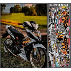 TEM WINNER V1 CON ONG TRẮNG - Decal Cao Cấp Nhất