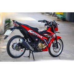 tem rời satria FI full đỏ đen