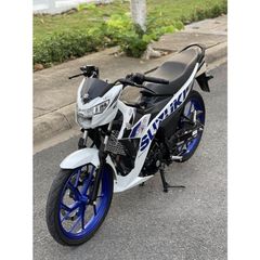 [FreeShip] [Ảnh thật] Tem rời Satria150Fi - Mẫu trắng xanh - Chuẩn From cực đẹp Quyen Decal