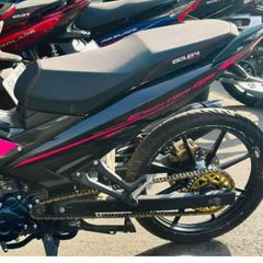 Tem Rời Exciter 150 Đen Hồng - Tem Chuẩn Hình  - Decal In Chất Lượng