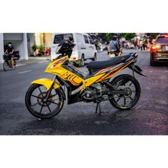 [FreeShip] [Ảnh thật] Tem rời Exciter135 - Mẫu đen đỏ nổi bật - Chuẩn From cực đẹp Quyen Decal