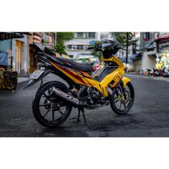 [FreeShip] [Ảnh thật] Tem rời Exciter135 - Mẫu đen đỏ nổi bật - Chuẩn From cực đẹp Quyen Decal