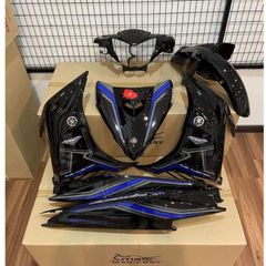 Tem Rời Yamaha Ex 135 Rc 2011 Đen Xanh  - Decal In Chất Lượng