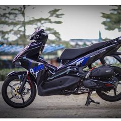 [FreeShip] TEM RỜI mẫu ADN Special Edition xanh dán AirBlade 2020 đen - không phai màu - chuẩn form Quyen Decal
