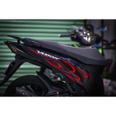 tem rời vision đen lửa đỏ cực chất ,  tem 3 lóp bền màu - Decal Cao Cấp Nhất