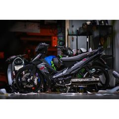 tem rời sirius rc đen xám đỏ mẫu ( Mới )  2024 đẹp kiểng - Decal Cao Cấp Nhất