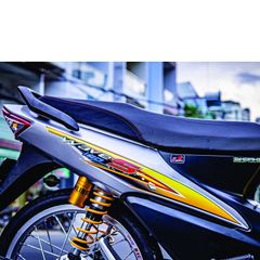 [FreeShip] [Ảnh thật] Tem rời Wave S100 - Mẫu vàng đen nổi bật - Chuẩn From cực đẹp Quyen Decal