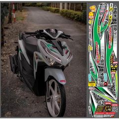 TEM MAYA XE VARIO 150, VARIO 125 XE MÀU TRẮNG - Decal Cao Cấp Nhất
