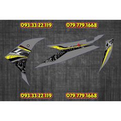 Tem Rời Ex 135 Zin LC Xám Đen - Tem Chuẩn Hình