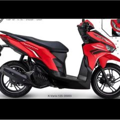 Tem Vario 125 dán xe đỏ