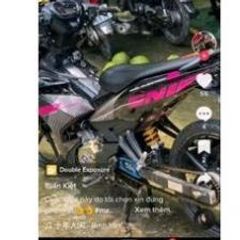 Tem Rời Exciter 150 Sniper Đen Hồng  - Decal In Chất Lượng
