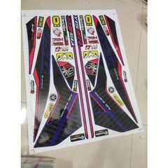 Tem Rời Exciter 150 Y15ZR Xanh Gp Phối Đỏ Đen  - Decal In Chất Lượng