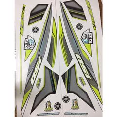 Tem rời Exciter 150 xe đen - mẫu Y15 ZR tổ ong hot 2021 Quyen Decal