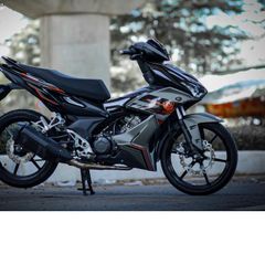 [Siêu Sale] TEM RỜI mẫu RS150 mới nhất 2022 siêu hot cho Winner X xám cam đen - tem 3 lớp cao cấp Quyen Decal