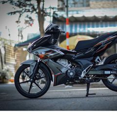 [Siêu Sale] TEM RỜI mẫu RS150 mới nhất 2022 siêu hot cho Winner X xám cam đen - tem 3 lớp cao cấp Quyen Decal