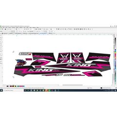 tem rời Sirius Mx king mới phối nhiều màu