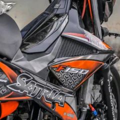 Tem Rời Suzuki Satria Raider Cam Đen 2023  - Decal In Chất Lượng