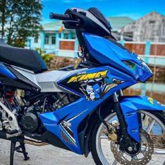 Tem Chế Honda Winner X King Drag Xanh