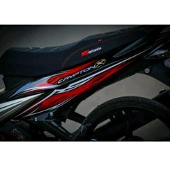Tem Rời Yamaha Exciter CryptonX Đỏ Đen  - Decal In Chất Lượng