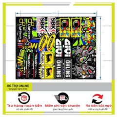 SHINDECAL- LOGO STICKER THỎ GIVI 008 - Tem 3 Lớp  Cao Cấp