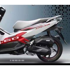 Tem rời AB 160 dán xe trắng