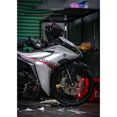Tem rời Exciter 155 mẫu R bạc đỏ , in sắc nét, 3 lớp không phai màu CM00032 1 2