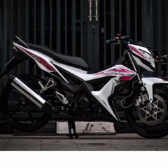 Tem Rời Honda Sonic Trắng Hồng - Decal Cao Cấp  - Decal In Chất Lượng