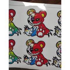 Tem Dán Sticker Gấu Quỷ Bạo Lực Ma Bé Đồng