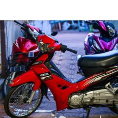 Tem Rời Dán Xe Sirius Mẫu 2014 Đỏ Đen Cực Đẹp, Hàng 3 Lớp Chất Lượng Cao Quyen Decal