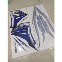 Tem Rời Exciter 135 Zin 2012 Trắng Xanh Gp  - Decal In Chất Lượng