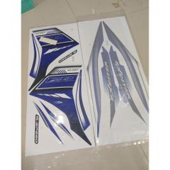 Tem Rời Exciter 135 Zin 2012 Trắng Xanh Gp  - Decal In Chất Lượng