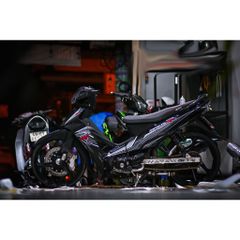 Tem rời Sirius RC hoạ tiết đen xám trắng, in sắc nét, 3 lớp không phai màu CM00046 1 2