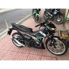 Tem Rời Satria F150 Dán Xe Đen - Tặng Logo