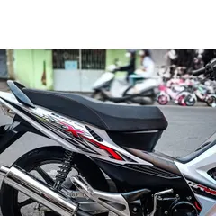 [FreeShip] [Ảnh thật] Tem rời Wave RSX 2008 - Mẫu đỏ đen nổi bật - Chuẩn From cực đẹp Quyen Decal