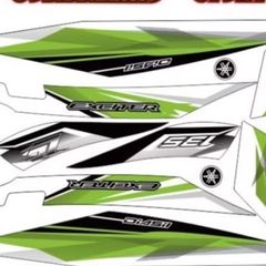 Tem Rời Ex 135 LC Trắng Xanh Lá