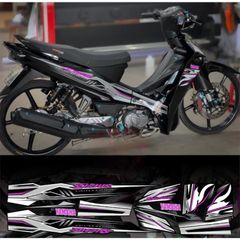 Tem rời sirius mẫu mới 2024 xe đen phối nhiều màu