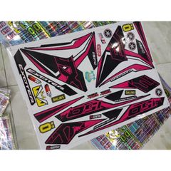 Tem Rời Exciter 150 EXI Đen Hồng - Decal Cao Cấp  - Decal In Chất Lượng