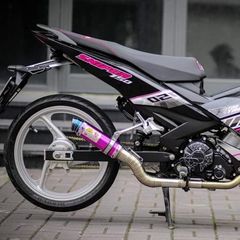 Tem Rời Ex 150 Sniper Đen Phối Xám Hồng