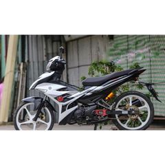 Tem rời exciter 150 full trắng đen