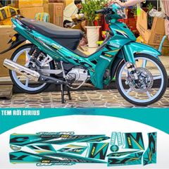 tem sirrius RC xanh lục bảo mới
