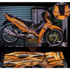 tem rời Sirius R hoa văn phối nhiều màu xe