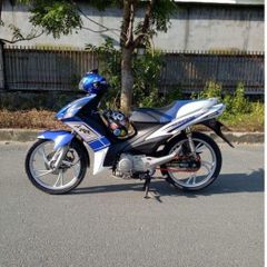 Tem Rời  Suzuki Axelo RR 125 Trắng Xanh Gp  - Decal In Chất Lượng