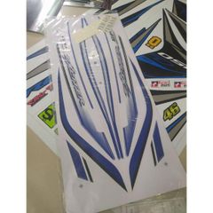 Tem Rời Exciter 135 Zin 2014 Xanh Trắng Gp  - Decal In Chất Lượng