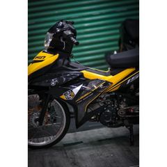 tem rời exciter 150 vàng đen mẫu  y15zr đẹp , tem 3 lớp không bày màu - Decal Cao Cấp Nhất