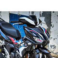 TEM DÁN BMW HP4 S1000RR XE WINNER X V3 MÀU ĐEN XANH - Decal Cao Cấp Nhất