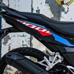 TEM DÁN BMW HP4 S1000RR XE WINNER X V3 MÀU ĐEN XANH - Decal Cao Cấp Nhất