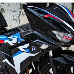 TEM DÁN BMW HP4 S1000RR XE WINNER X V3 MÀU ĐEN XANH - Decal Cao Cấp Nhất